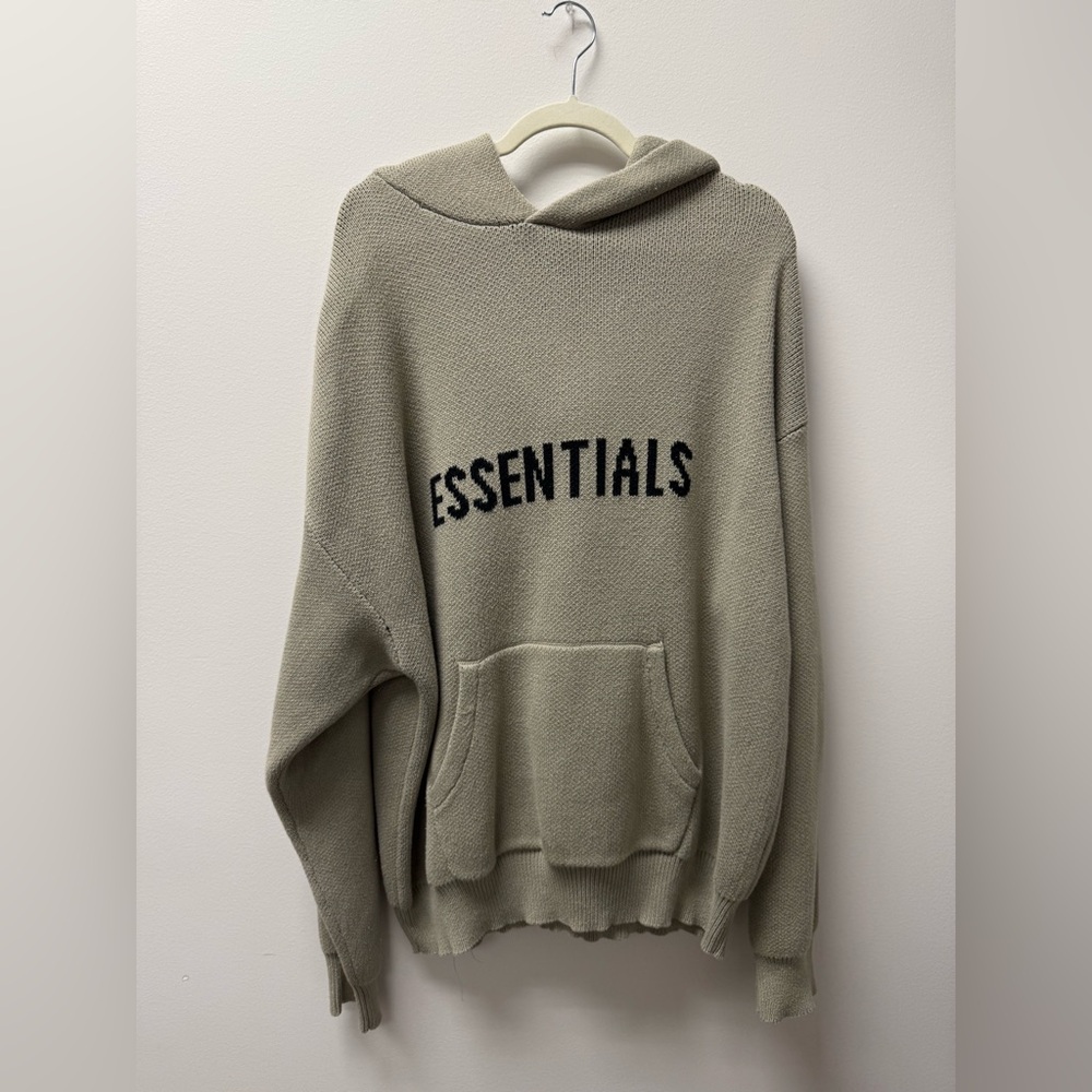 Fear of God Essentials Knit Pullover in Pistachio